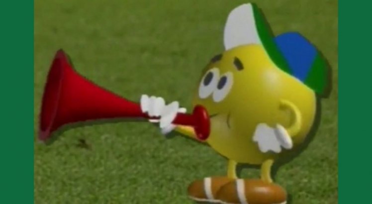 Quem não se lembra do Amarelinho, mascote do SBT nos jogos da Seleção Brasileira a partir da Copa do Mundo de 1990