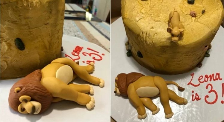 Menina viraliza após pedir para aniversário bolo de Mufasa, de 'O Rei Leão', morto