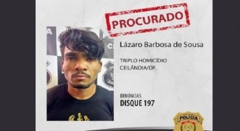 Lázaro tem 32 anos e uma longa ficha criminal que inclui homicídio, estupro, roubo, latrocínio e porte ilegal de arma de fogo.