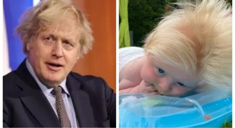 Bebê nasce loiro e cabeludo e é comparado com ministro Boris Johnson