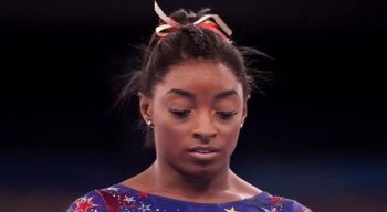 Ginasta Simone Biles, dos Estados Unidos
