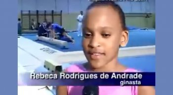 Rebeca Andrade começou na ginástica olímpica desde criança
