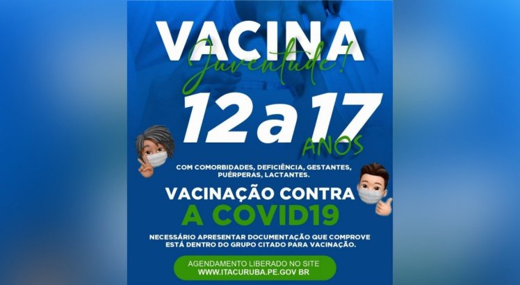 Itacuruba, no Sertão, se torna a primeira cidade a vacinar adolescentes a partir de 12 anos contra Covid-19
