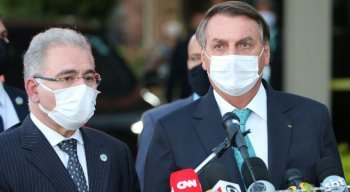 Marcelo Queiroga e Jair Bolsonaro