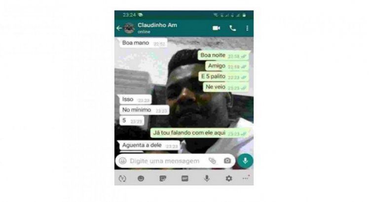 Conversa entre os suspeitos, no WhatsApp