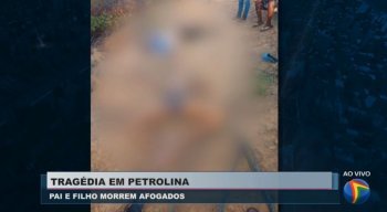 Pai e filho morreram afogados em Petrolina.