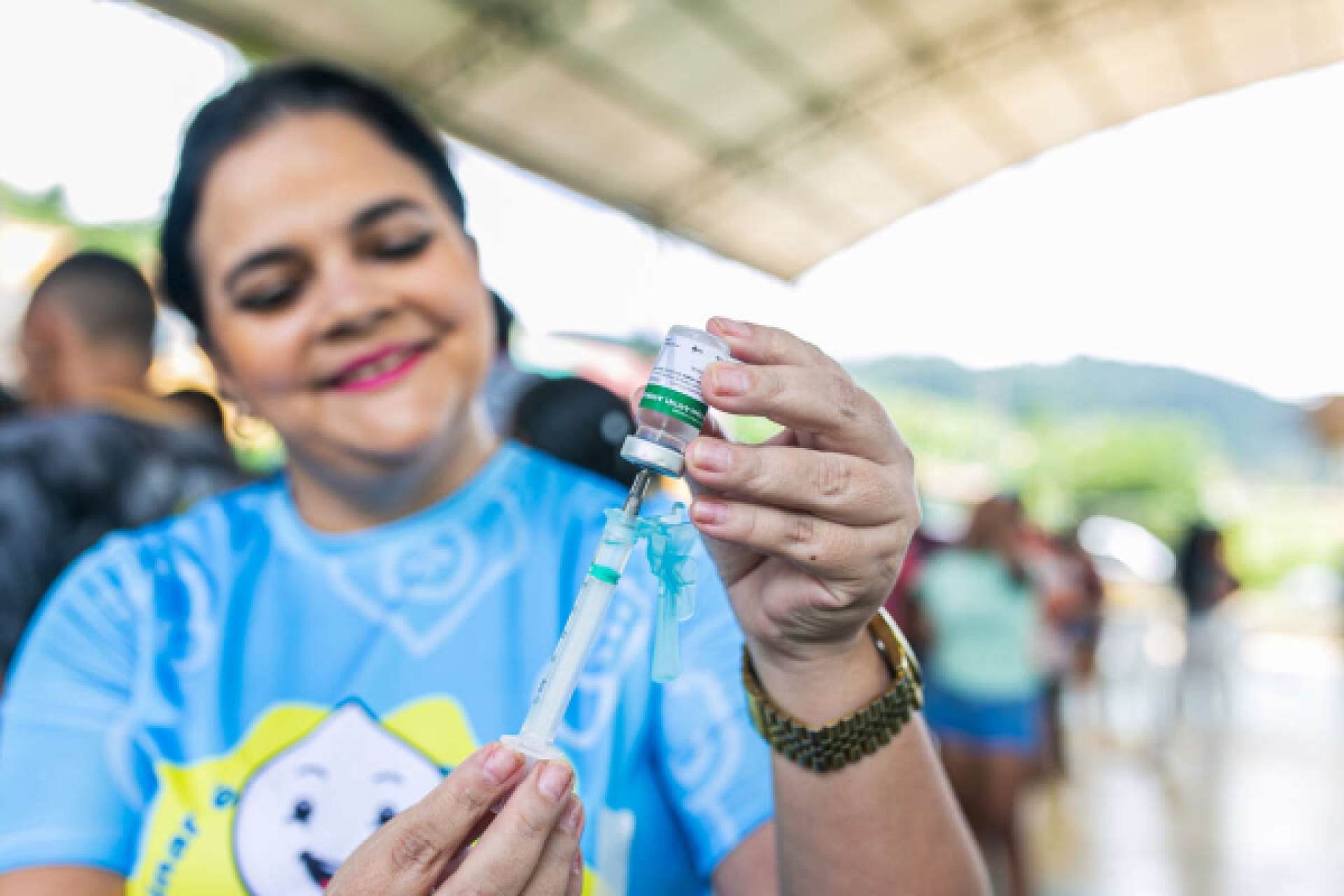 Vacina contra a gripe no Vapt Vupt
