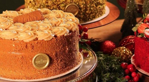 Sobremesa de Natal na Cake & Bake