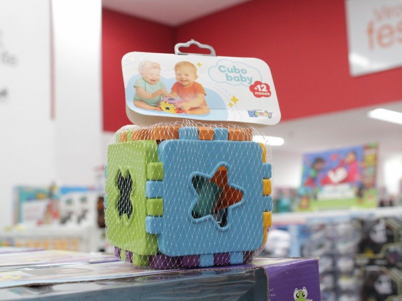 Brinquedo educativo para o Dia das Crianças.