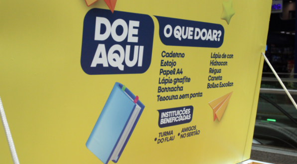 Doação de material escolar