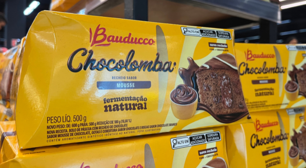 A colomba de mousse de 500g custa R$ 35,90 