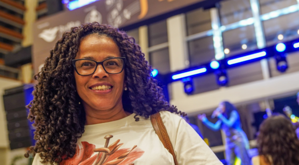 Essa é a segunda edição do RioMar Jazz Fest que Fernanda prestigia
