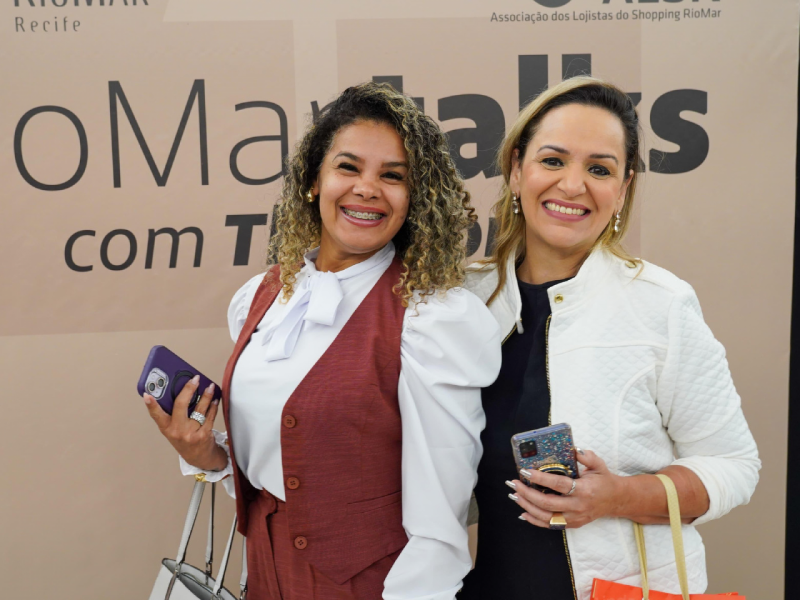 Fernanda Vasconcelos e Alinne Diniz, da Bessie Beauty Club Arnaldo Carvalho/Especial para o RioMar Recife