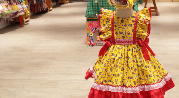 Roupas infantis para o São João 