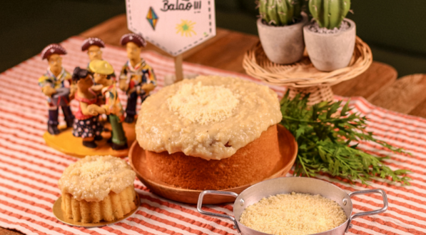 Card&aacute;pio junino na Cake &amp; Bake.