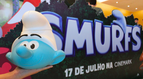 Combo Smurfs no Cinemark.
