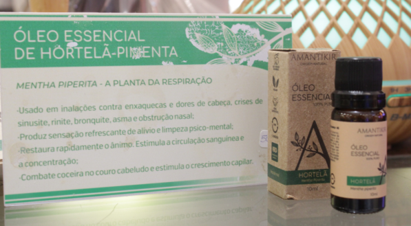 O &oacute;leo essencial de hortel&atilde;-pimenta est&aacute; por R$ 50.