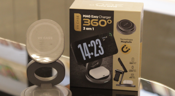 g Easy Charger 360&deg;, que possui m&uacute;ltiplos carregadores, est&aacute; por R$ 749.