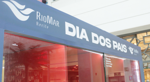 Vitrines de Dia dos Pais. 