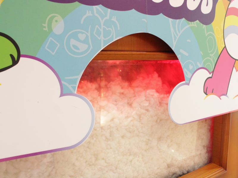 A imagem mostra a etapa 3 (deixe-me fofo!), uma seção com muito enchimento de algodão fofo e macio.