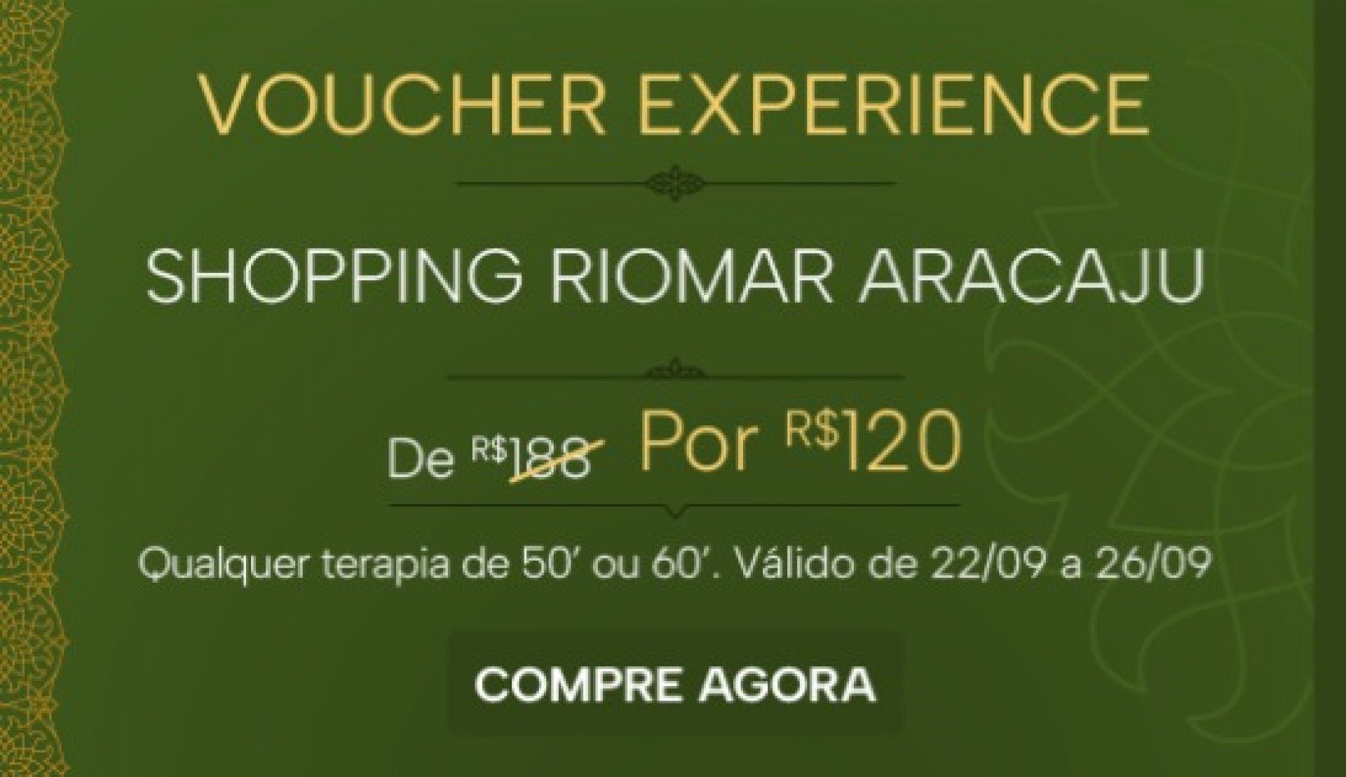 Imagem de um voucher Buddha Spa especial de inauguração