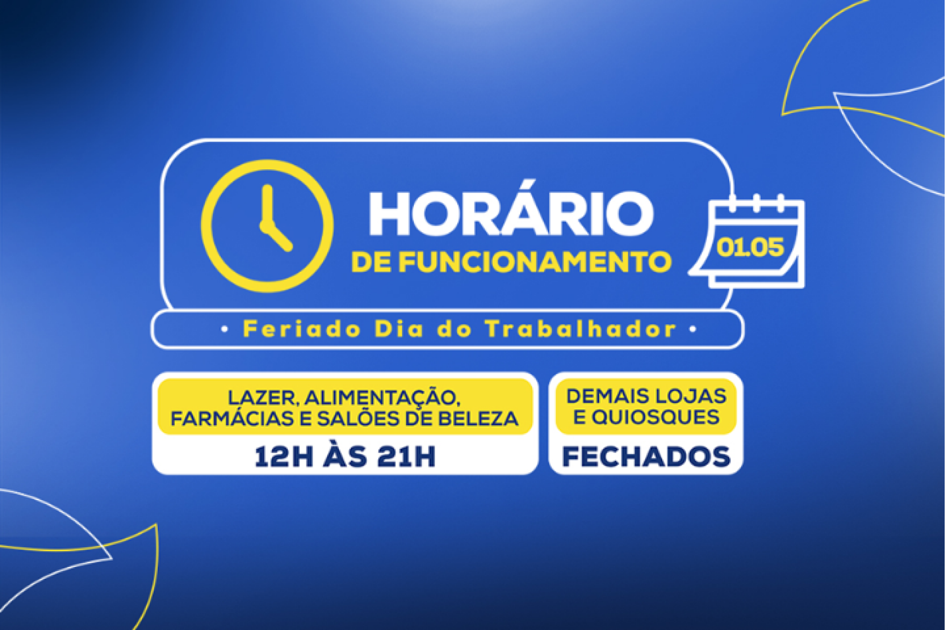 Horário de funcionamento - SNS
