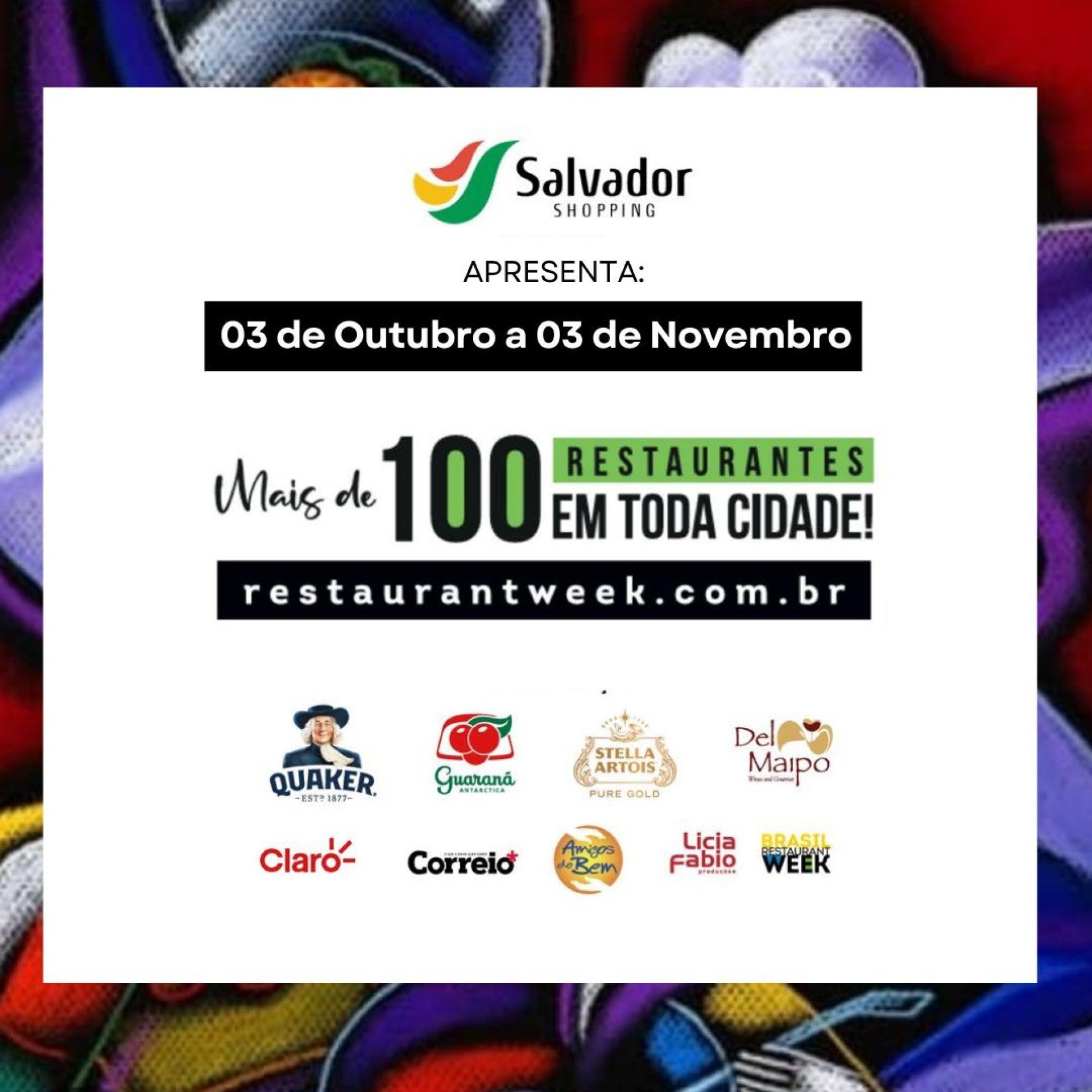O maior festival gastronômico da cidade está no Salvador Shopping