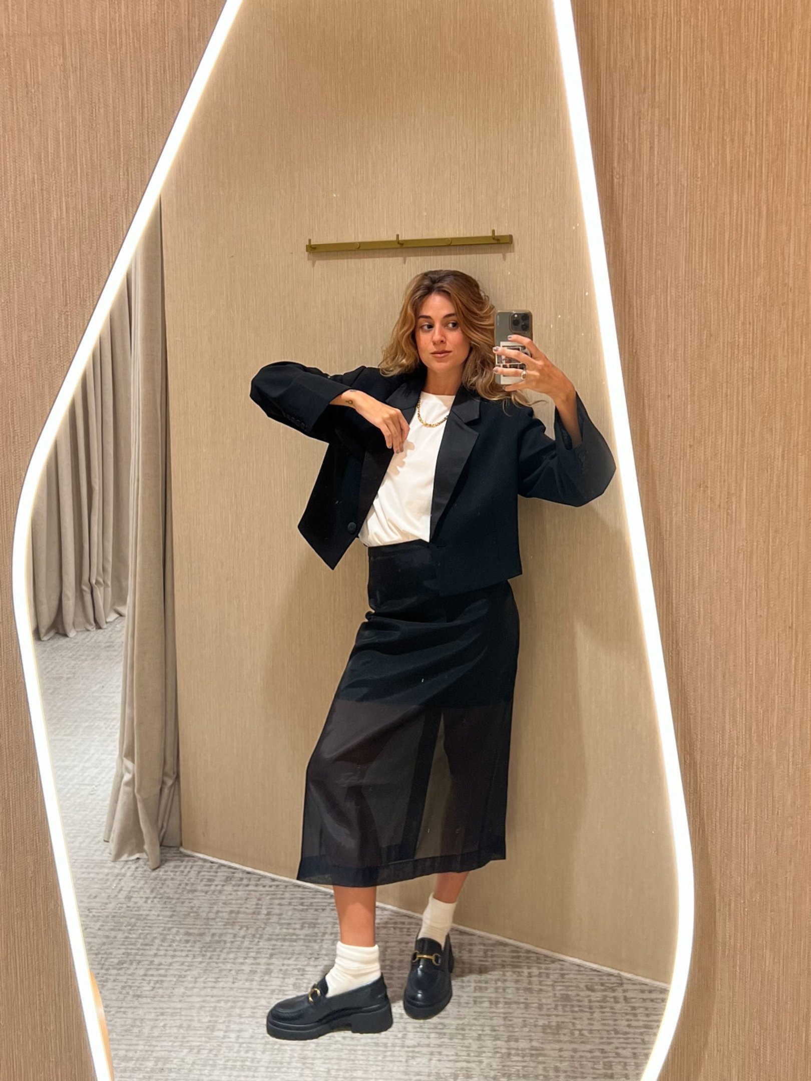 Look minimalista e sofisticada