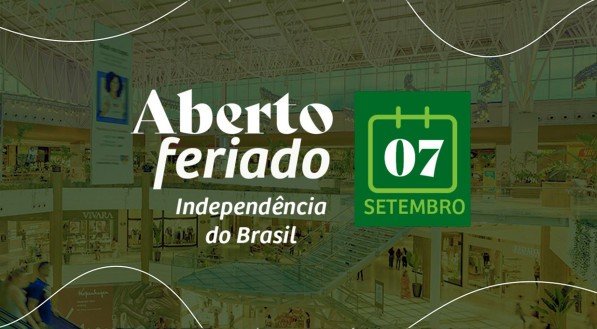 Divulgação horário de funcionamento 07 setembro Divulgação horário de funcionamento 07 setembro