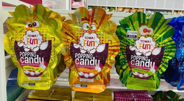 Popping Candy, o doce que explode na bloca. 