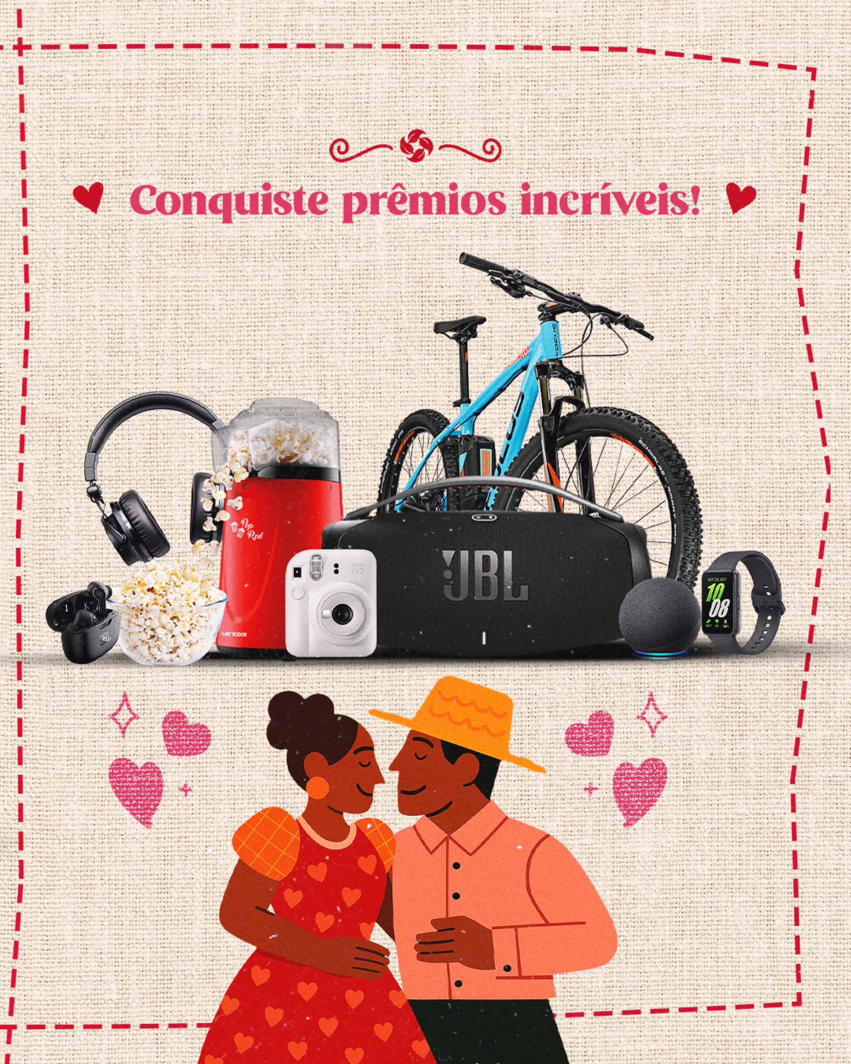 Muitos prêmios esperam por você, participe do Compre e Ganhe.  Shopping Jardins