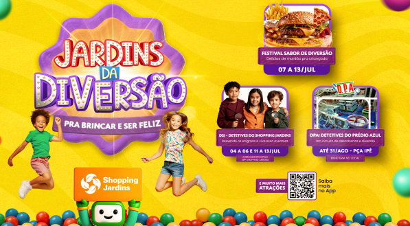 Jardins da Diversão: o melhor destino das férias.