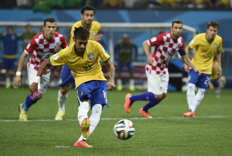 Brasil e Cro&aacute;cia se enfrentaram na Copa do Mundo de 2014