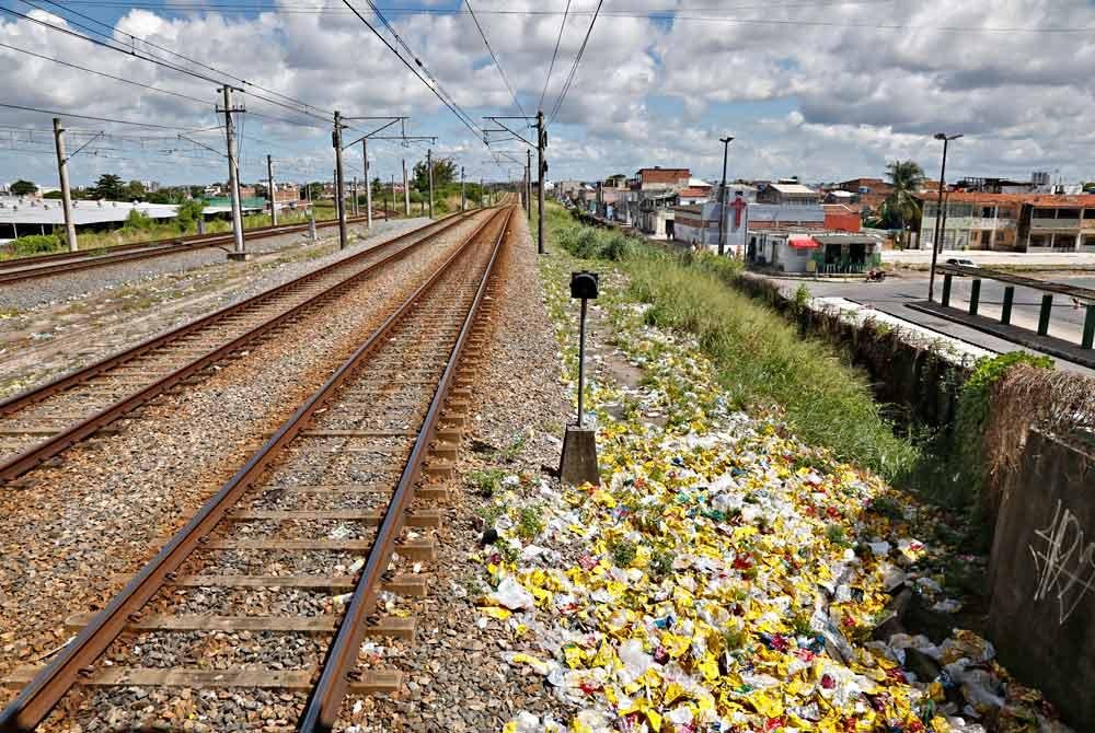 Lixo no Metr&ocirc;