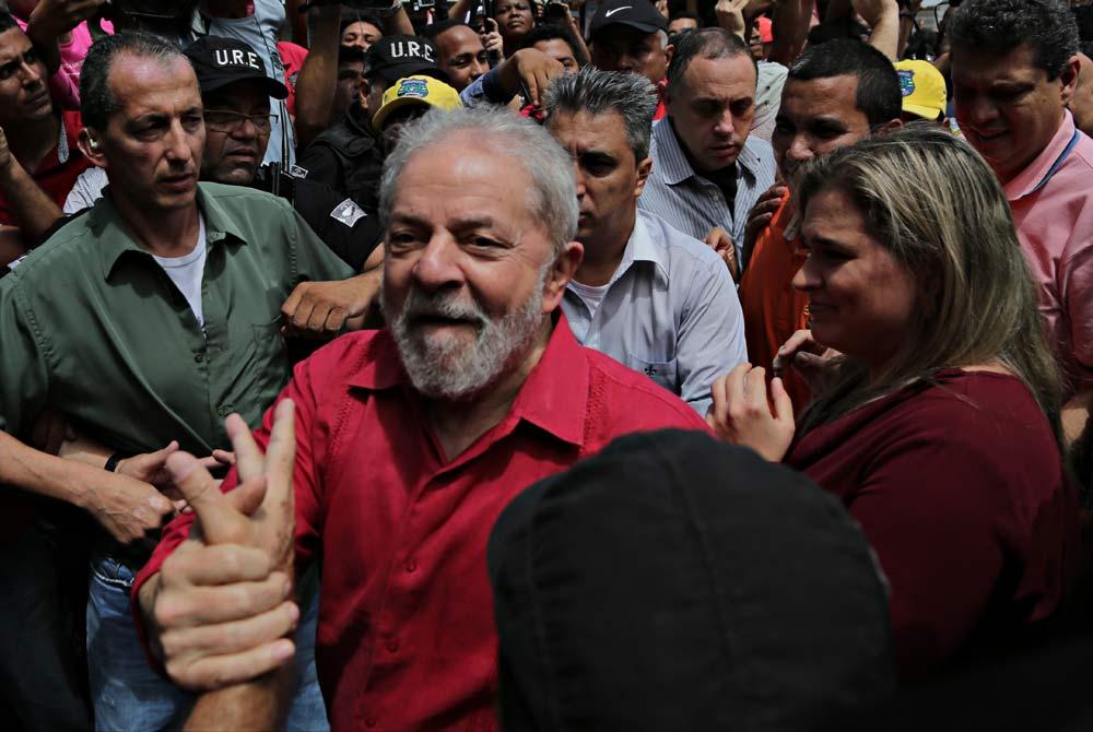 Ex-presidente Lula na pr&eacute;-campanha