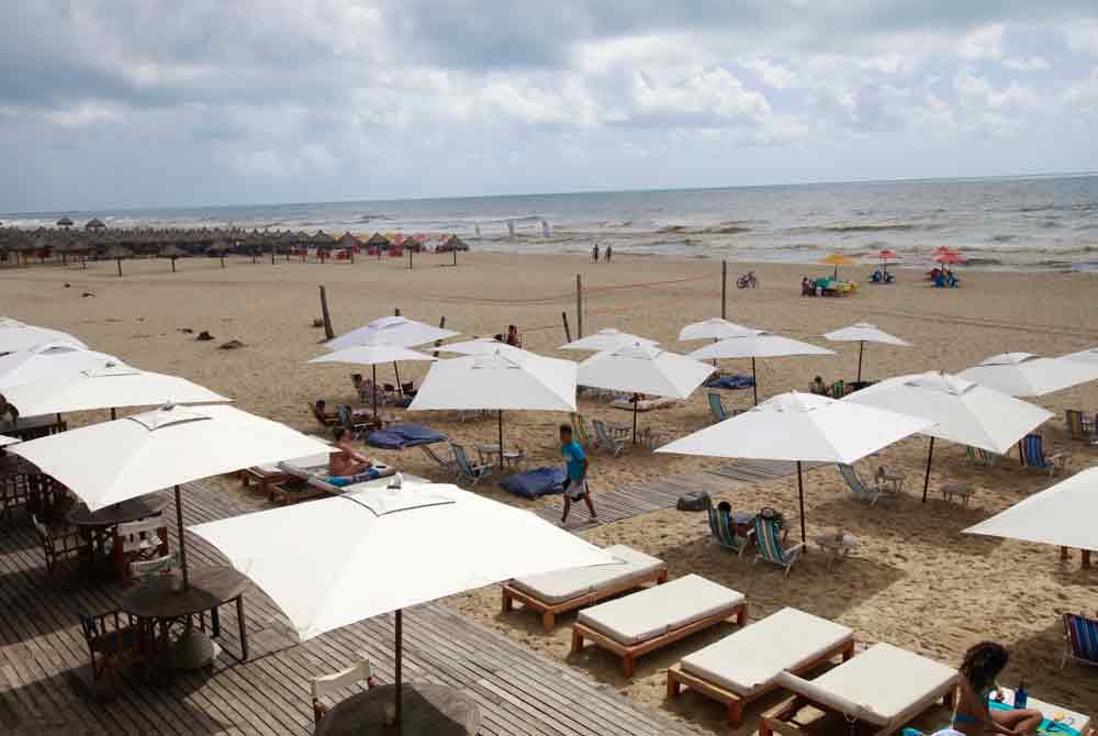 Praia de Fortaleza, no Cear&aacute;.