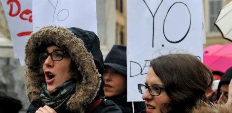 Milhares protestam em Madri contra reforma da lei do aborto