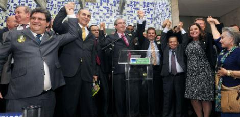 Presidente da C&acirc;mara, Eduardo Cunha sempre teve boas rela&ccedil;&otilde;es com os l&iacute;deres da Casa.