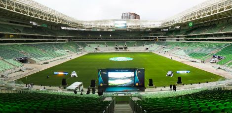 O Allianz Parque recebe as partidas do Palmeiras