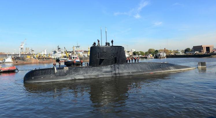 O submarino ARA San Juan sumiu em 2017