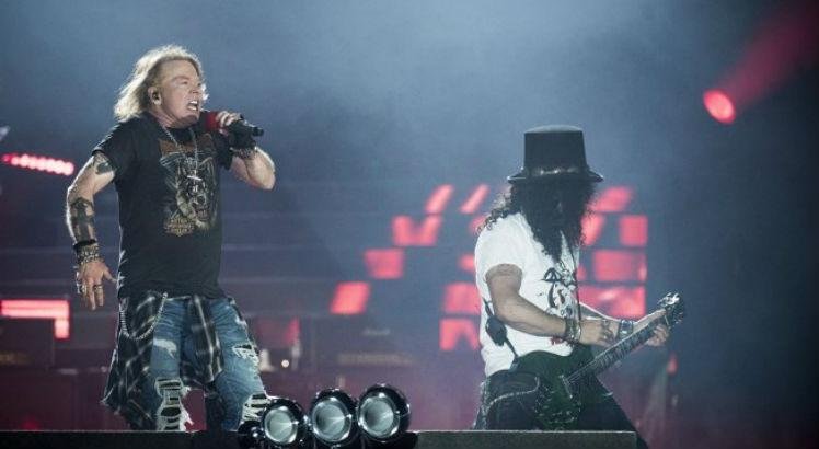 SHOW INTERNACIONAL Banda Guns N' Roses far&aacute; show na Arena Pernambuco