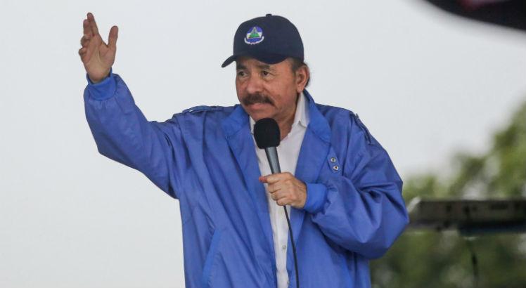 O ditador Daniel Ortega, saudado pelo PT como exemplo de democracia