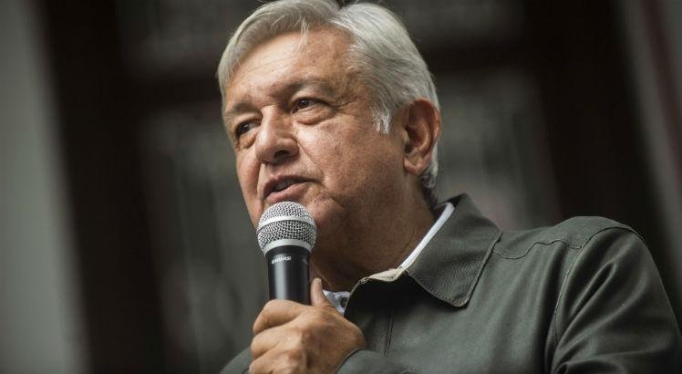 O presidente do M&eacute;xico, L&oacute;pez Obrador