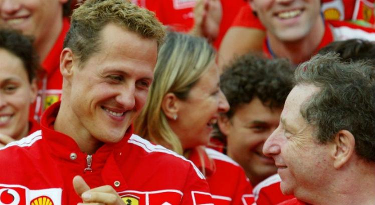 Jean Todt e Michael Schumacher protagonizaram grandes momentos pela Ferrari na F&oacute;rmula 1