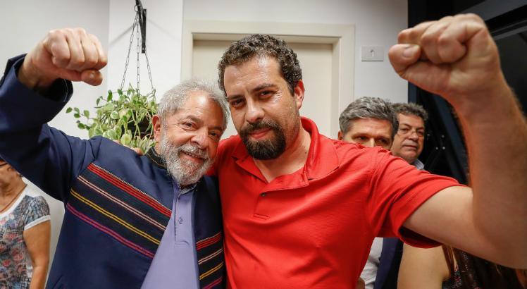 Guilherme Boulos e ex-presidente Lula