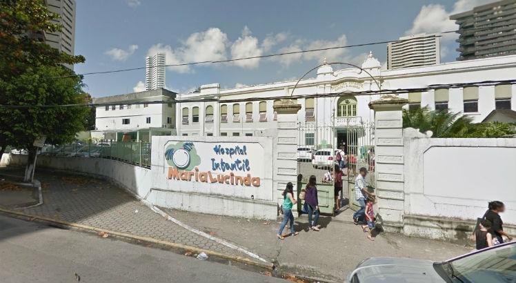 Hospital Maria Lucinda, localizado no bairro do Parnamirim, Zona Norte do Recife