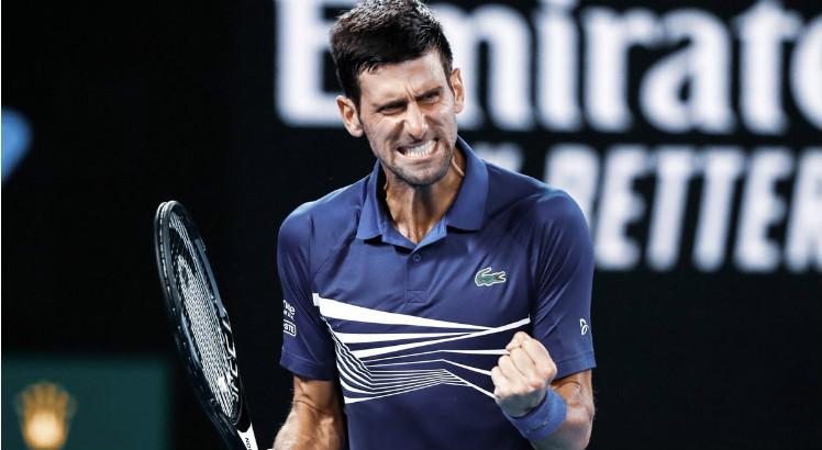 Djokovic precisou de apenas 52 para eliminar o japonês Nishikori, que abandonou a partida desta quarta-feira