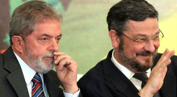 Dela&ccedil;&atilde;o de Palocci (&agrave; direita) foi sobre oculta&ccedil;&atilde;o de valores atribu&iacute;da ao ex-presidente Lula (&agrave; esquerda) em contas no Banco BTG Pactual