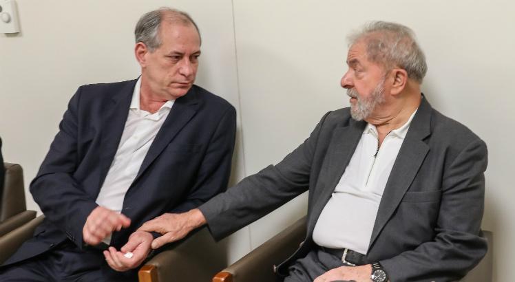 Ciro Gomes e Luiz In&aacute;cio Lula da Silva 