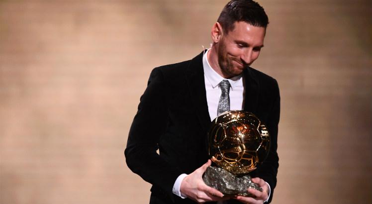 Messi venceu a Bola de Ouro em 2009, 2010, 2011, 2012, 2015, 2019 e 2021